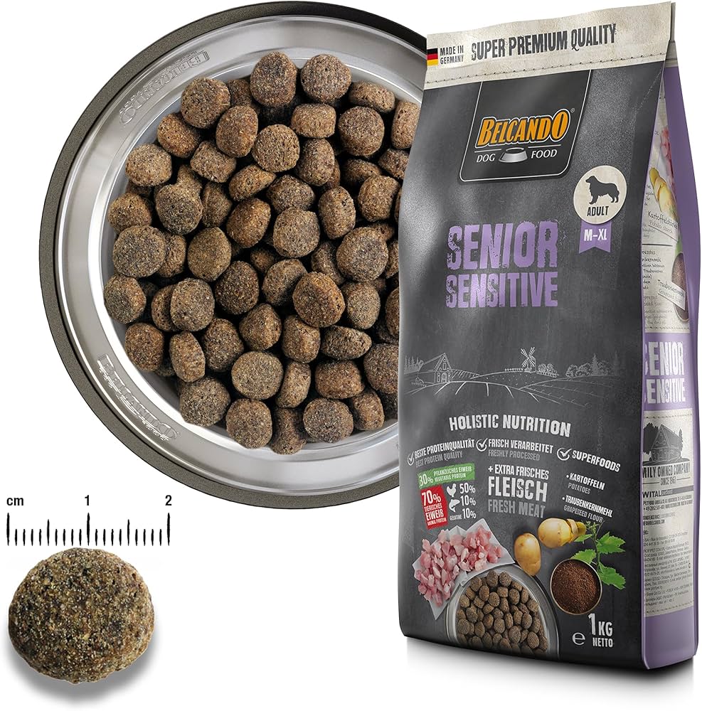 Belcando Dry Food with Meat for Medium to XL Breed Sensitive Senior Dogs 4 kg