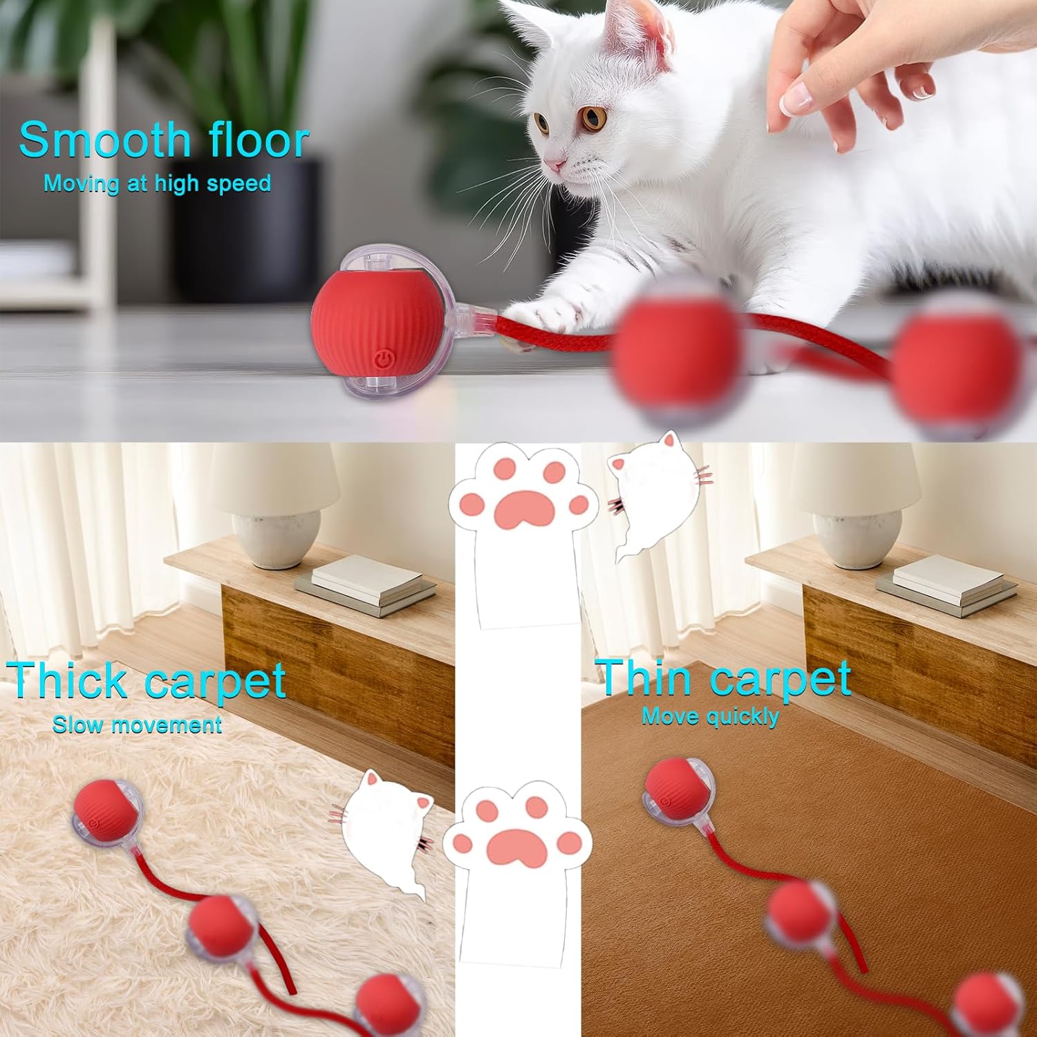 لعبة سمكة الحيوانات الأليفة من CAtyy بتصميم مختلط 