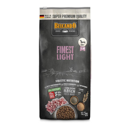 Belcando Finest Light Dry Food with Duck for XS to Medium Breed Adult Dogs 12.5 kg