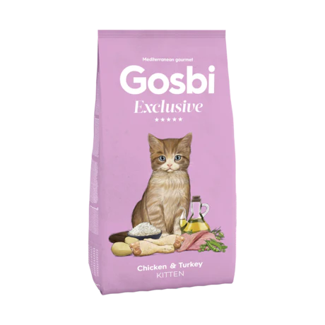 Gosbi Exclusive Dry Food with Chicken and Turkey for Kittens 1.5 kg