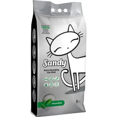 Sandy Cat Litter Sandy Hypoallergenic Extra Clumping Cat Litter Unscented 5 kg