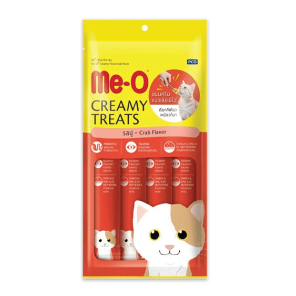 Me-O Creamy Cat Treats With Crab Flavour 60gm