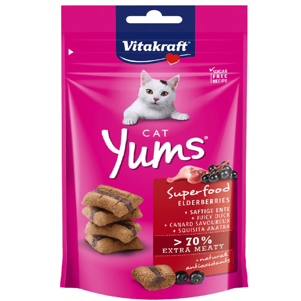 Vitakraft Cat Yums With Duck For Cats 40gr