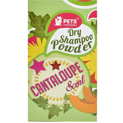 Pets Republic Dry Shampoo Powder Cantaloupe Scent 500 gr