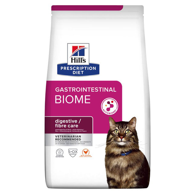 Hill's Prescription Diet Gastrointestinal Biome Dry Cat Food with Chicken 1.5 kg