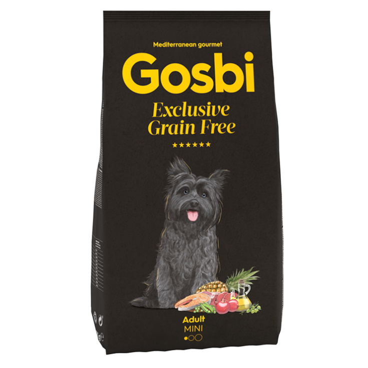 Gosbi Exclusive Dry Food GRAIN FREE for Mini Adult Dogs 2 kg