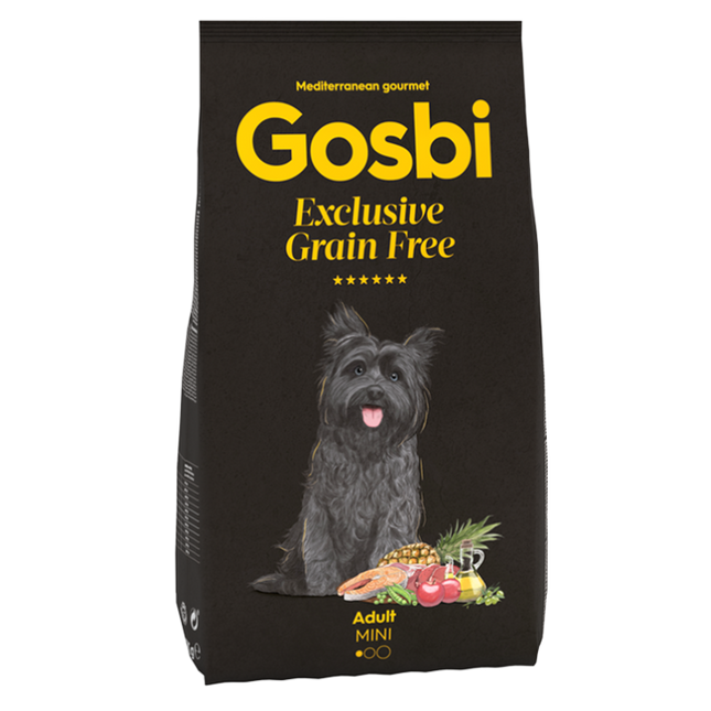 Gosbi Exclusive Dry Food GRAIN FREE for Mini Adult Dogs 2 kg