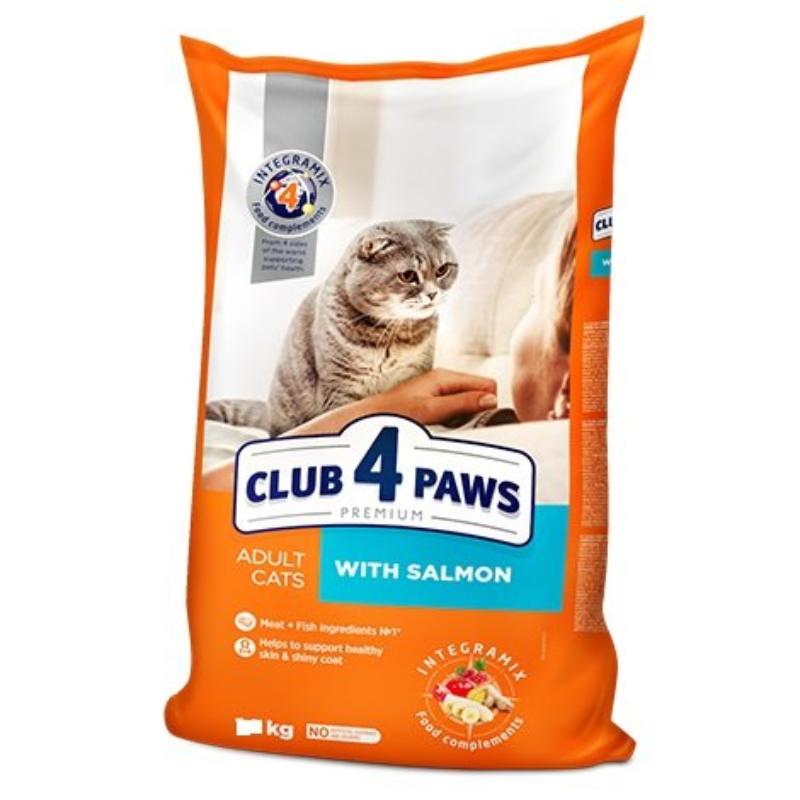 Club 4 Paws Dry Food with Salmon for adult Cats 300 gr