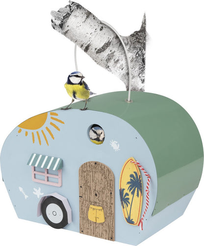 Zoofari Wooden Bird Feeder Hanging on the Window