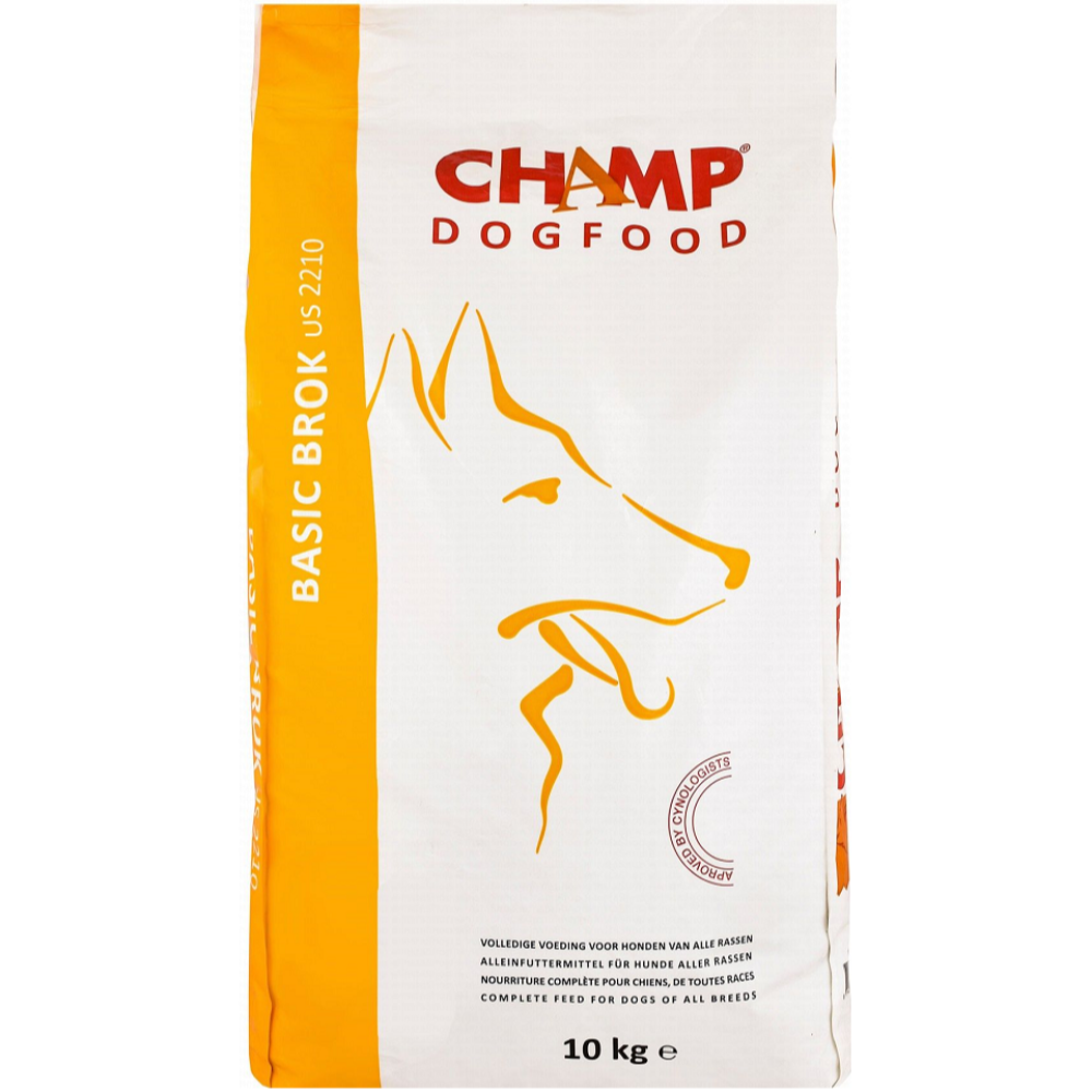 Champ Dry Food With Basic Brok Yellow 10 Kg