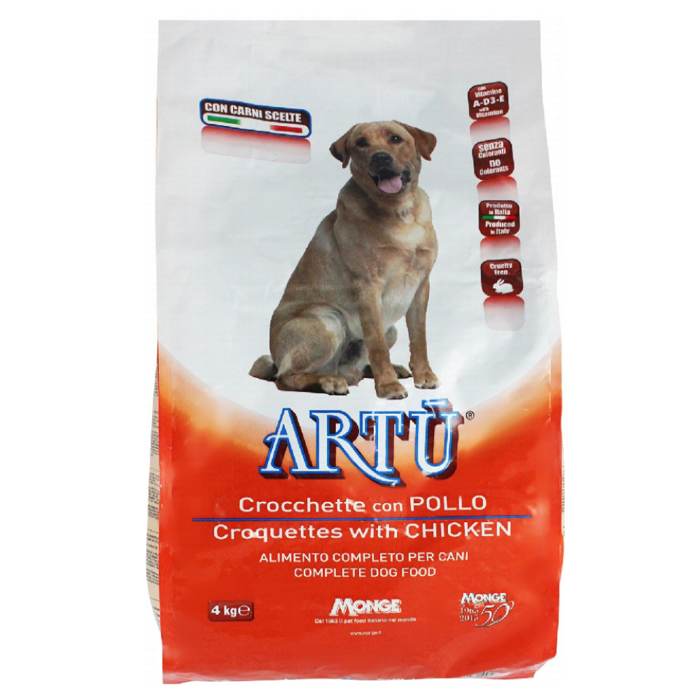 Artu Dry Food for adult Dog with Chicken 4 kg