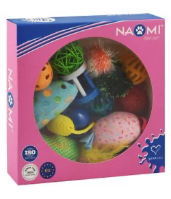Naomi Cat Naomi Assorted Cat Toys 14 Pieces