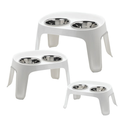 Moderna Skybar Large White Dual Dog Bowl 2 in 1800 L