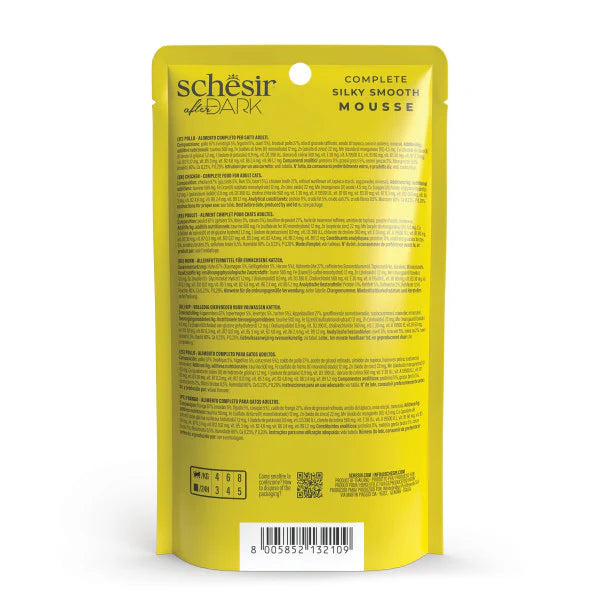 Schesir After Dark Mousse with Chicken for Adult Cats 80 gr