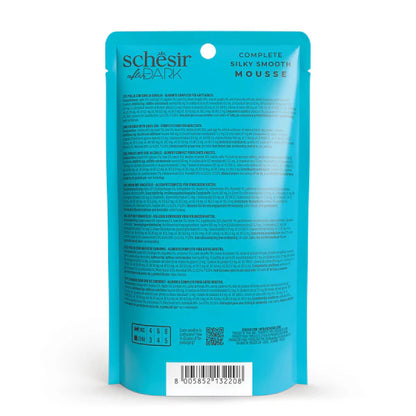 Schesir After Dark Velvet Mousse Wet Food with Chicken and Quail Egg for Adult Cats 80 gr