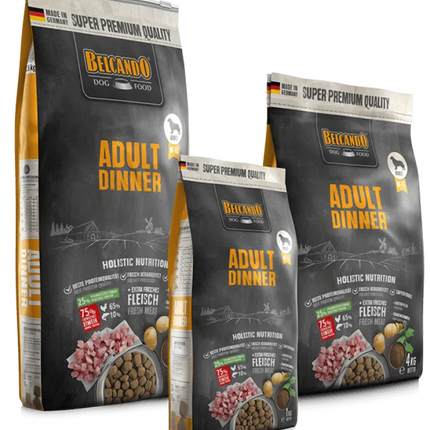 Belcando Adult dinner Dog Dry Food ( M-XL) 4 kg