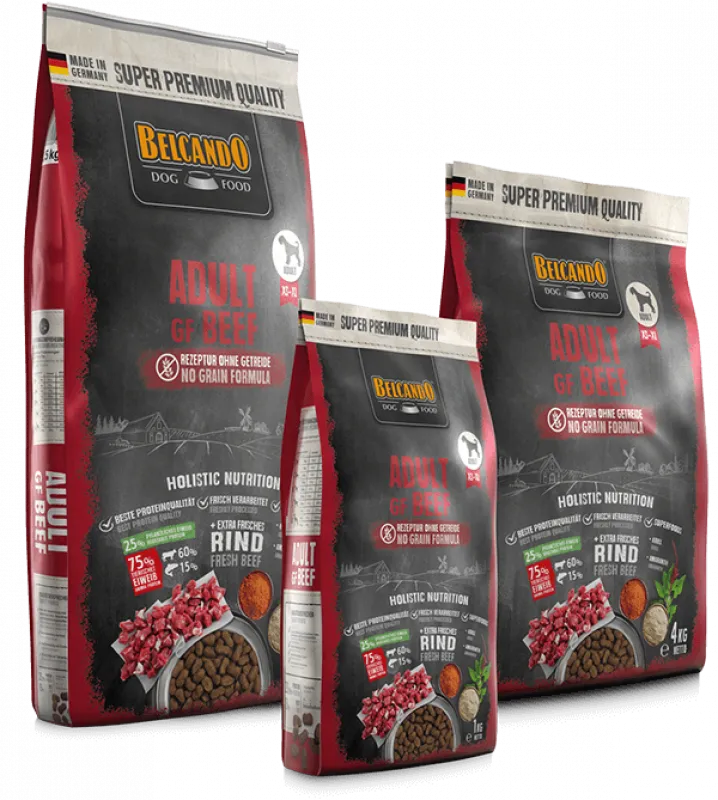 Belcando Dry Food with Beef, Krill and Amaranth for XS to XL Breed Adult Dogs 4kg