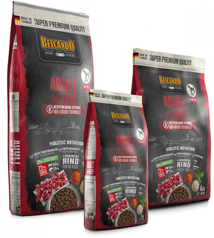 Belcando Dry Food with Beef, Krill and Amaranth for XS to XL Breed Adult Dogs 4kg