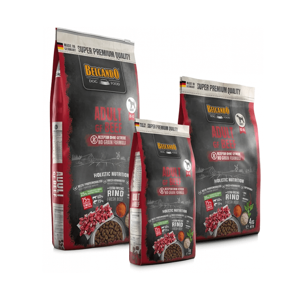 Belcando Dog Adult Gf Beef Dry Food ( XS-XL )12.5Kg