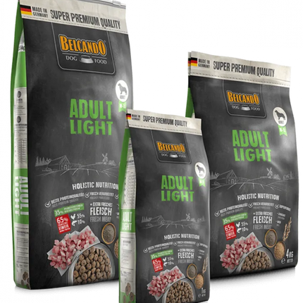 Belcando Light Dry Food with Poultry and Fish for Medium to XL Breed Adult Dogs 4 kg