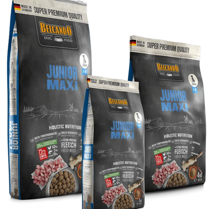 Belcando Junior Maxi Dry Food with Meat for Large to XL Breed Dogs 4 kg
