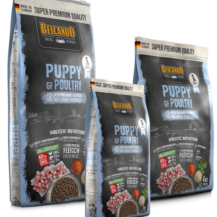Belcando Dry Food With poultry meat for XS to XL Breed Puppies 4 kg