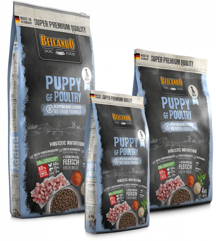 Belcando Dry Food With poultry meat for XS to XL Breed Puppies 4 kg