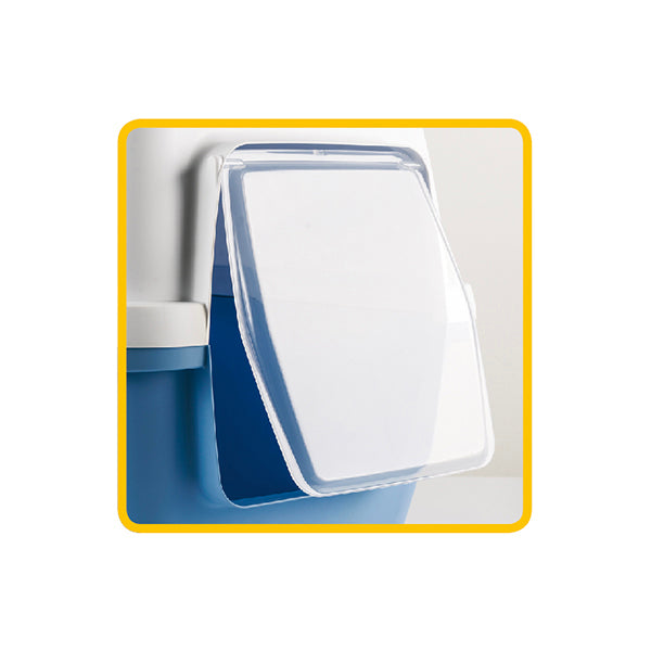 صندوق قمامة مغلق من ستيفان بلاست للحيوانات الأليفة