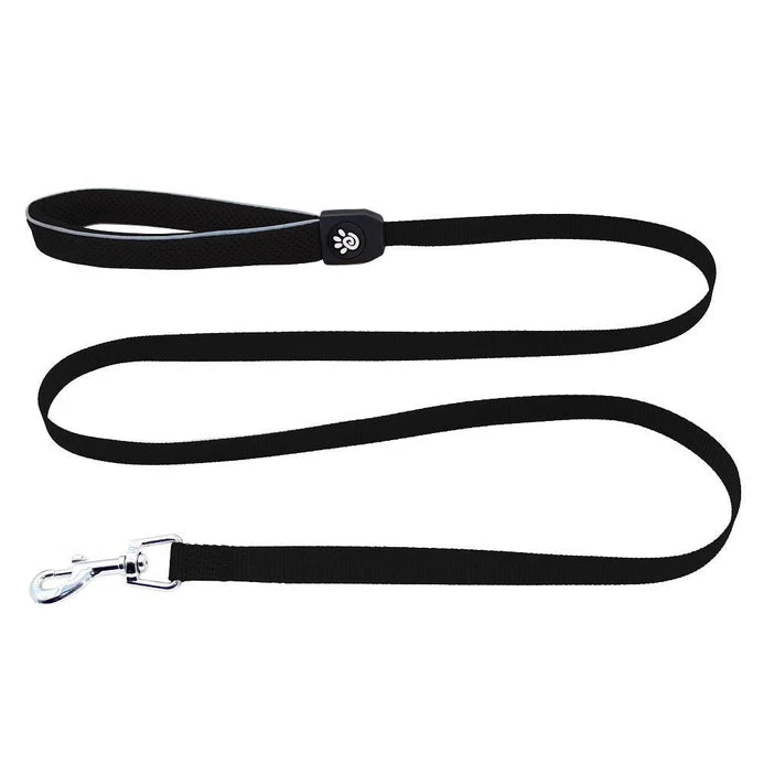 DOCO Athletica Small black Reflective Mesh Dog Leash 150 in 1.5cm