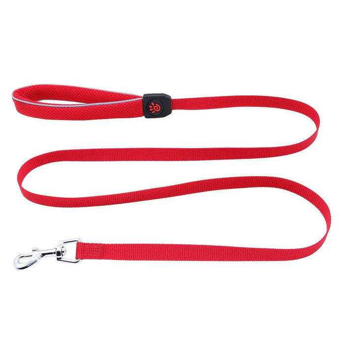 DOCO Athletica Small red Reflective Mesh Dog Leash 150 in 1.5cm