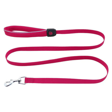 DOCO Athletica Small pink Reflective Mesh Dog Leash 150 in 1.5cm