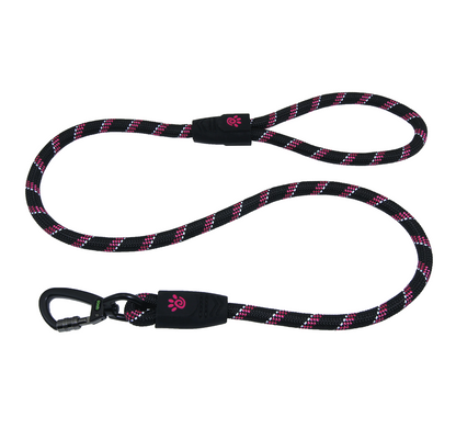 Doco Pink Reflective Rope Dog Leash 180cm