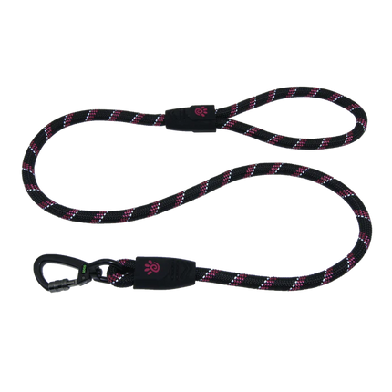 DOCO Black and Purple Reflective Rope Dog Leash 150 in 0.8cm