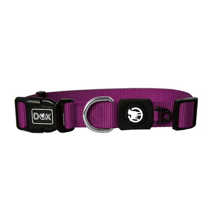 DOCO Dog Doco large Purple Nylon Dog Collar 25 to 40 in 1.5 cm