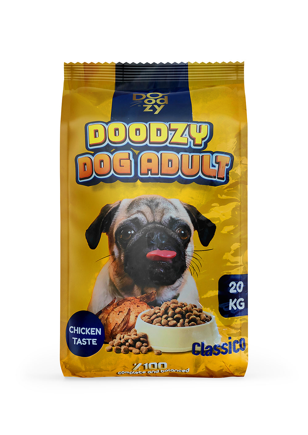 Doodzy Classico Dry Food with Chicken for Adult Dogs 20 kg