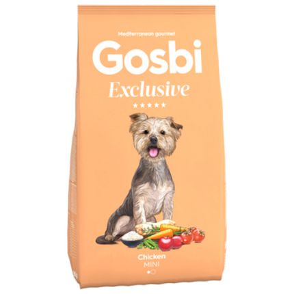 Gosbi Exclusive Dry Food with Chicken for Mini Breed Dogs 2 kg BUY 1 GET 1  FREE