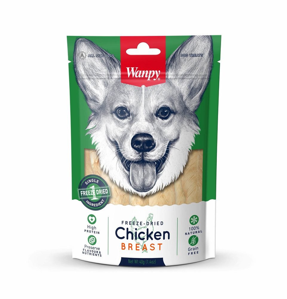 Wanpy Freeze Dried Chicken Breast 40gm