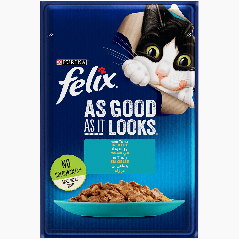 Purina Felix Wet Food For Cat With Tuna In Jelly 85 gr