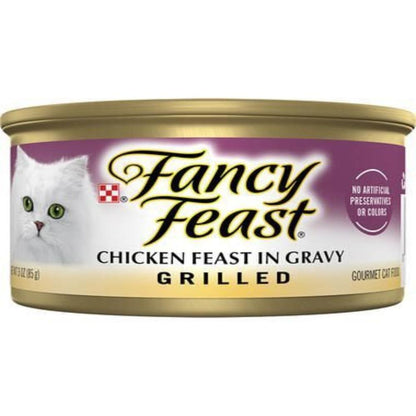 Purina Fancy Feast Grilled Gourmet Chicken in Gravy 85g