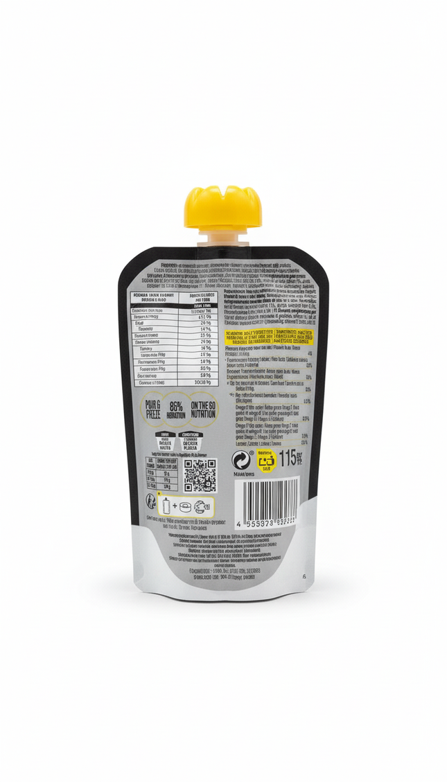 YowUp Yogurt Pouch for Dogs -Skin & Coat with Collagen + Omega 3 & 6 Salmon Flavor 115g