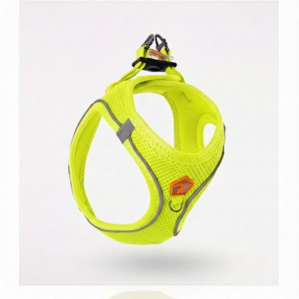 Pawstar 3XS Neon Yellow Air Mesh Dog Harness Neck 20-24cm And Waist 24 - 28 cm