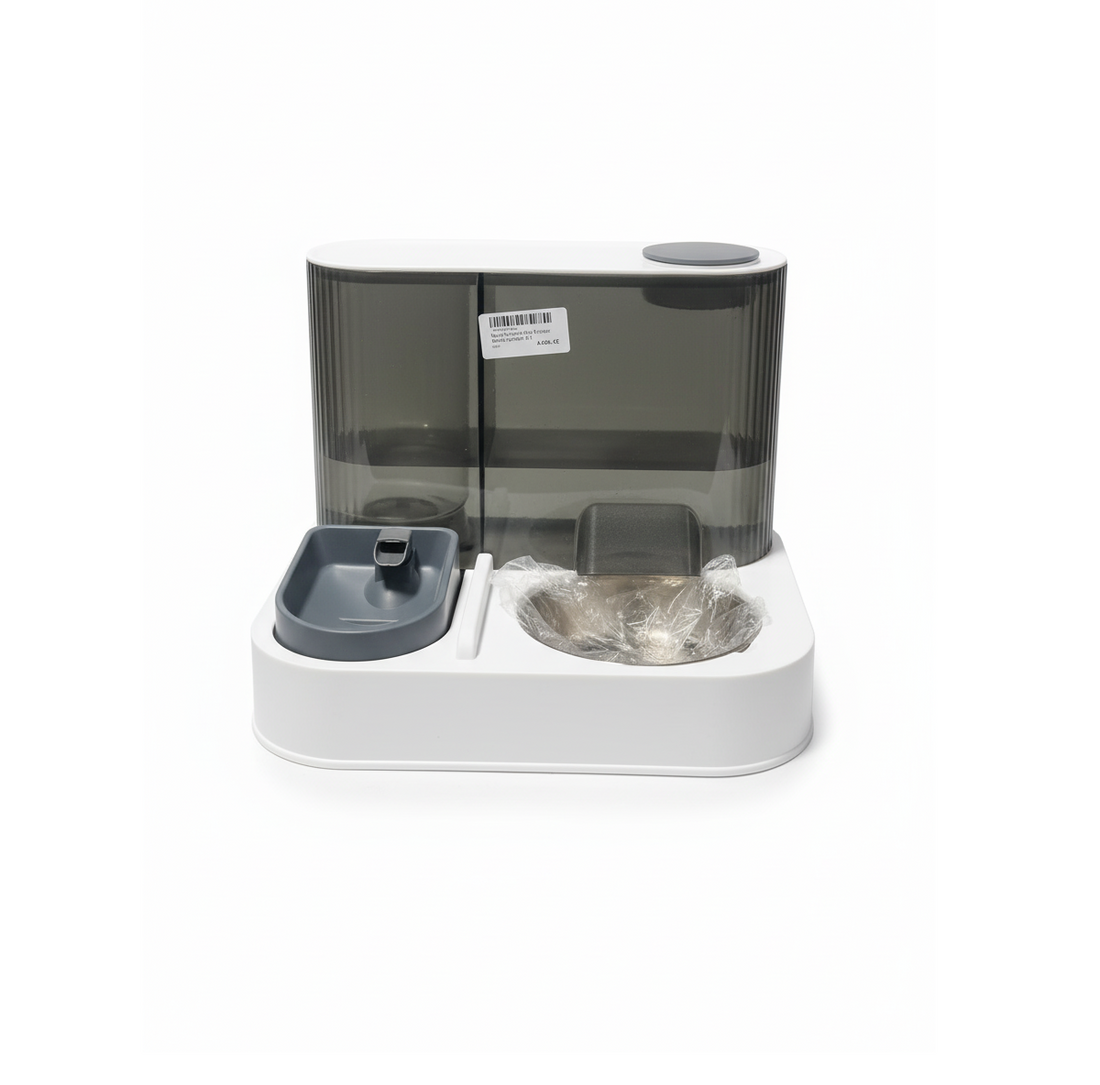 Pet Feeder New Fountain With Feeder And Dispenser 3 In 1