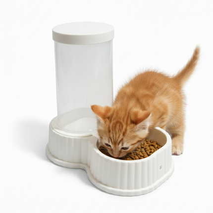 Pet Dry Food Dispenser Self Refilling Feeder