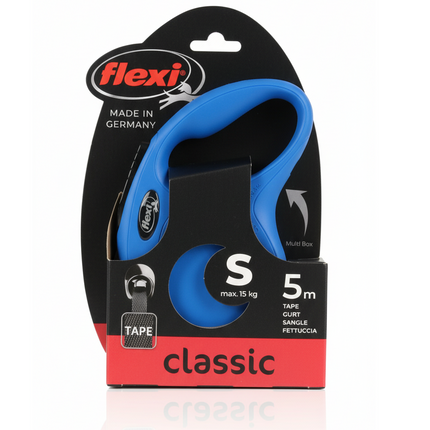 Flexi Classic S 15 K  Blue 5 M Tape