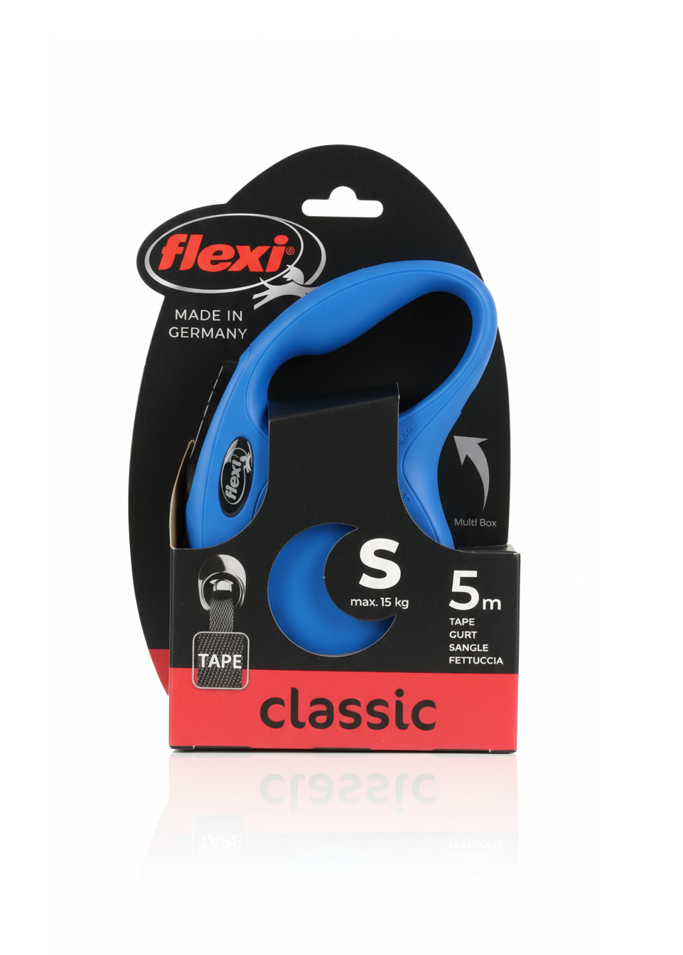 Flexi Classic S 15 K  Blue 5 M Tape