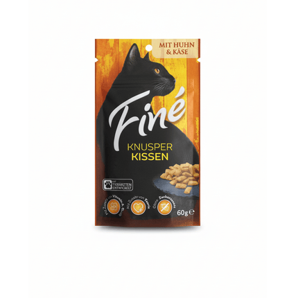 Ziggy Pupps Cat Fine knusper kissen  mit huhn and kase 60g