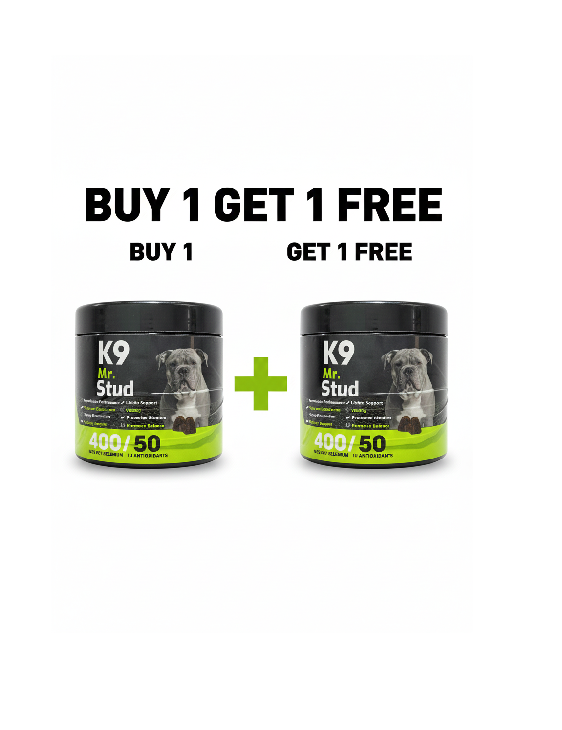 K9 Supplement Mr.Stub For Dogs 90 Pcs buy One Get One Free