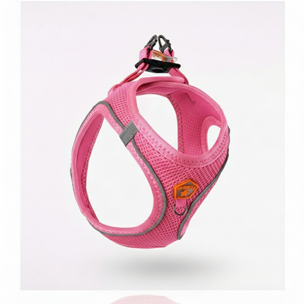 Pawstar 2XS Pink Air Mesh Dog Harness Neck 24-28 cm And Waist 28 - 32 cm