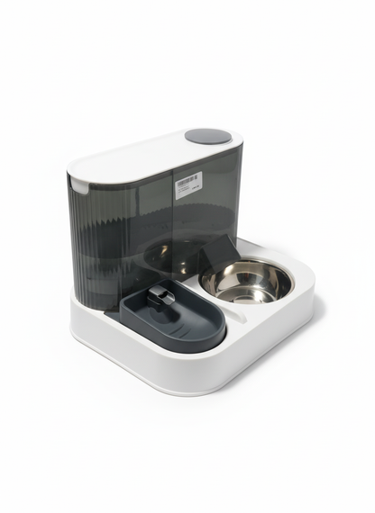 Pet Feeder New Fountain With Feeder And Dispenser 3 In 1