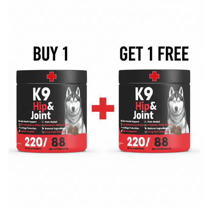 K9 Supplement Hip and Joint For Dogs 90 Pcs buy One Get One Free